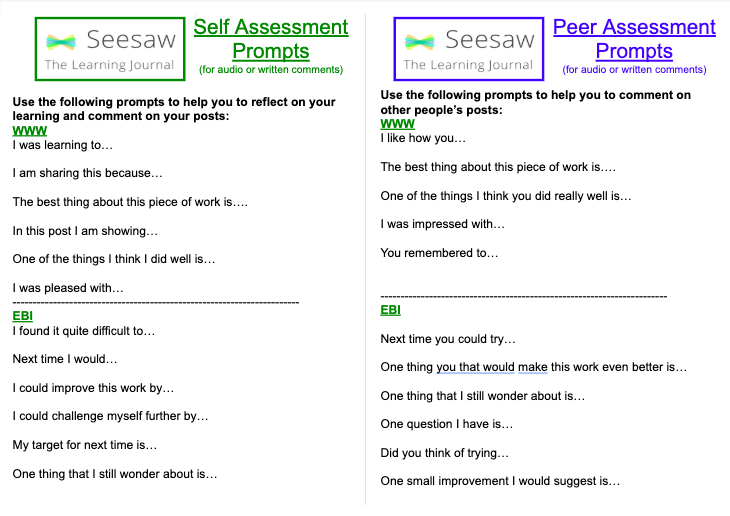 Seesaw comments